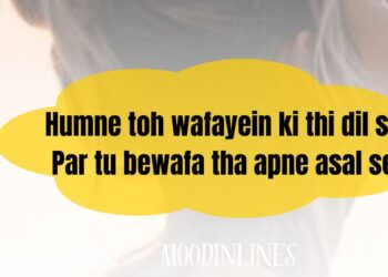 Bewafa Shayari in Roman English