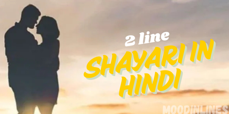 2 line shayari in hindi​