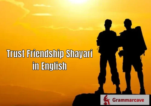 Friendship Shayari in English
