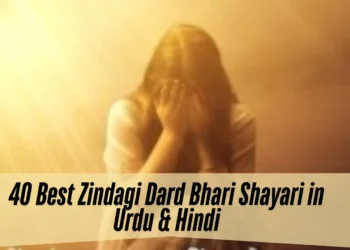 Zindagi Dard Bhari Shayari