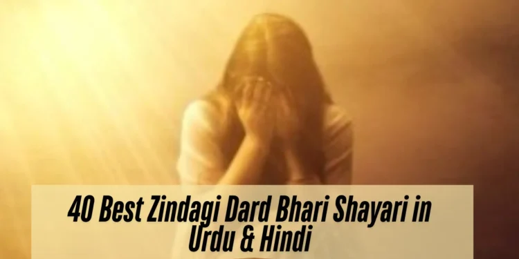 Zindagi Dard Bhari Shayari
